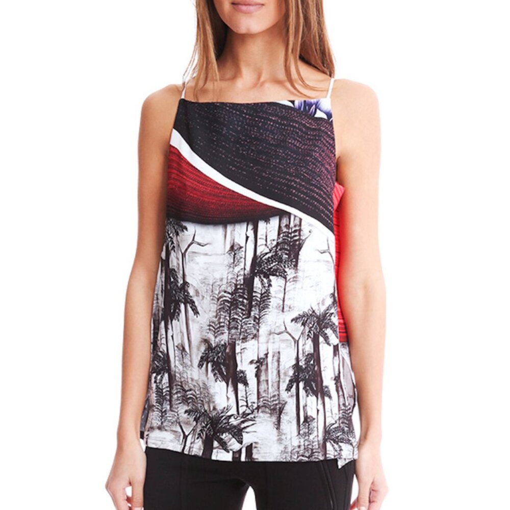 Clover Canyon Forbidden Forest Draped Camisole Top
